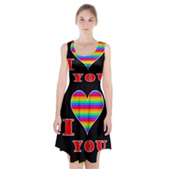 I Love You Racerback Midi Dress by Valentinaart