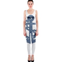 Anchor Pencil Drawing Art Onepiece Catsuit by picsaspassion