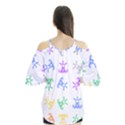 Rainbow Clown Pattern Flutter Tees View2