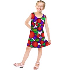 Peaches And Plums Kids  Tunic Dress by Valentinaart