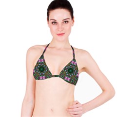 Digital Kaleidoscope Bikini Top by Amaryn4rt