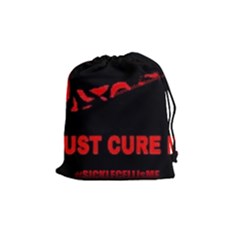 #justcureit W/shawnstestimony Drawstring Pouch (medium) by shawnstestimony