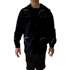 Joystick  Hooded Wind Breaker (kids) by Valentinaart