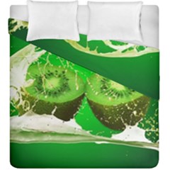 Kiwi Fruit Vitamins Healthy Cut Duvet Cover Double Side (king Size) by Amaryn4rt