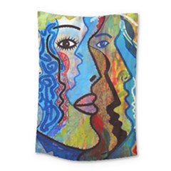 Graffiti Wall Color Artistic Small Tapestry by Amaryn4rt