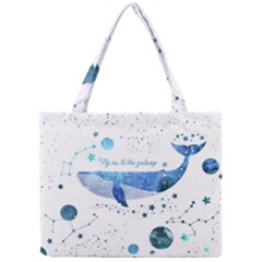 Galaxy-whale Mini Tote Bag by Wanni