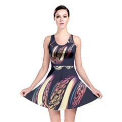 The Rolling Stones Glowing Reversible Skater Dress by Brittlevirginclothing