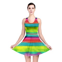 Painted Wet  Paper Reversible Skater Dress by Brittlevirginclothing