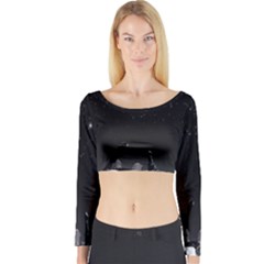 Frontline Midnight View Long Sleeve Crop Top by FrontlineS