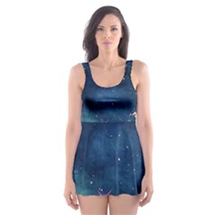 Space Skater Dress Swimsuit by Brittlevirginclothing