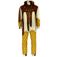 Ice Cream Zoom Hooded Jumpsuit (men)  by Valentinaart