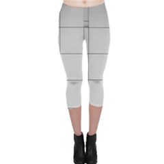 Abstract Architecture Contemporary Capri Leggings  by Amaryn4rt