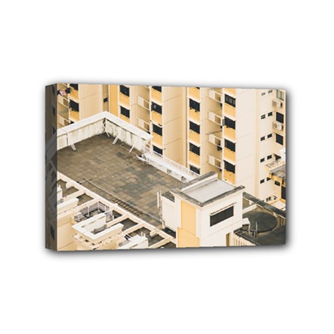 Apartments Architecture Building Mini Canvas 6  X 4  by Amaryn4rt