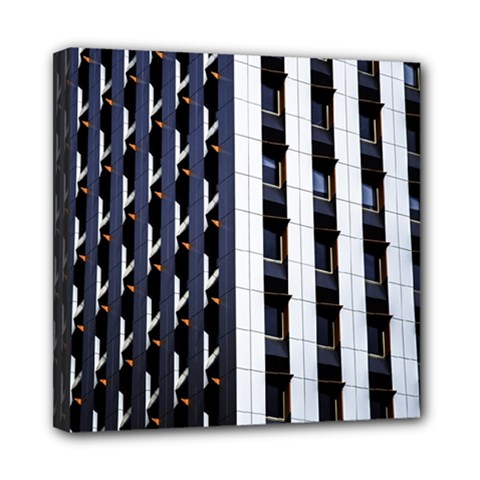 Architecture Building Pattern Mini Canvas 8  X 8  by Amaryn4rt