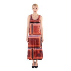 Portugal Ceramic Tiles Wall Sleeveless Maxi Dress by Amaryn4rt