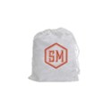 SM-White Drawstring Pouch (Small) View1