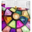 Glass Colorful Stained Glass Duvet Cover Double Side (King Size) View2