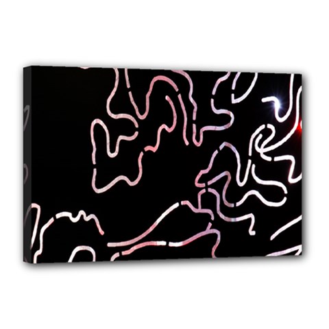 Abstract Glare Visual Art Canvas 18  X 12  by Nexatart