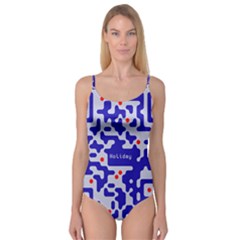 Qr Code Congratulations Camisole Leotard  by Nexatart