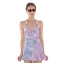 Pastel roses Halter Swimsuit Dress View1