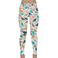 Colorful Birds Classic Yoga Leggings by Brittlevirginclothing