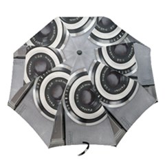 Vintage Camera Folding Umbrellas by Nexatart