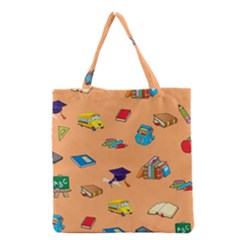 School Rocks! Grocery Tote Bag by athenastemple