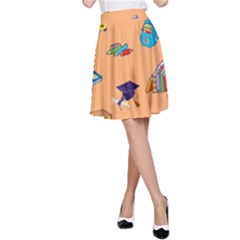 School Rocks! A-line Skirt by athenastemple