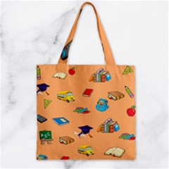 School Rocks! Zipper Grocery Tote Bag by athenastemple