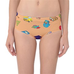 School Rocks! Mid-waist Bikini Bottoms by athenastemple