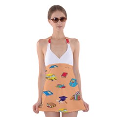 School Rocks! Halter Swimsuit Dress by athenastemple