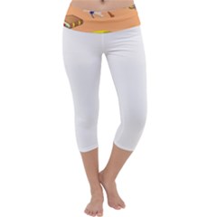 School Rocks! Capri Yoga Leggings by athenastemple