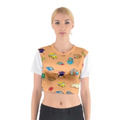 School Rocks! Cotton Crop Top by athenastemple