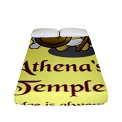 Athena s Temple Fitted Sheet (full/ Double Size) by athenastemple