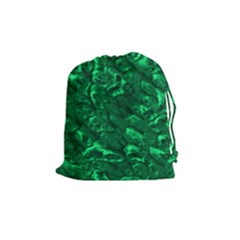 Green Pouch - Medium Drawstring Pouch (medium) by TheDean