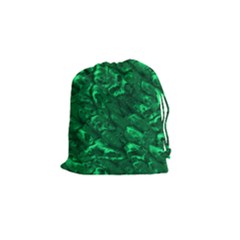 Green Pouch - Small Drawstring Pouch (small) by TheDean