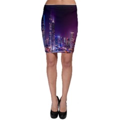 Raised Building Frame Bodycon Skirt by Nexatart