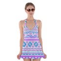 Tribal pastel hipster  Halter Swimsuit Dress View1