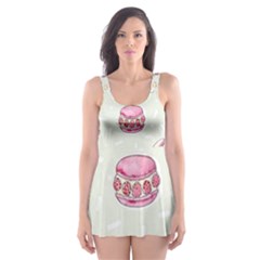 Cute Cakes Skater Dress Swimsuit by Brittlevirginclothing