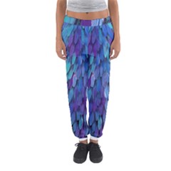 Blue Bird Feather Women s Jogger Sweatpants by Brittlevirginclothing