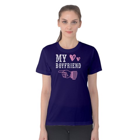 My Boyfriend - Women s Cotton Tee by FunnySaying