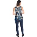 Blue Water Camouflage Sleeveless Tunic View2