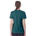 Green work hard play hard  Women s Cotton Tee View2