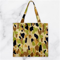 Army Camouflage Pattern Zipper Grocery Tote Bag by Nexatart