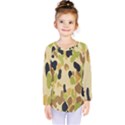 Army Camouflage Pattern Kids  Long Sleeve Tee View1