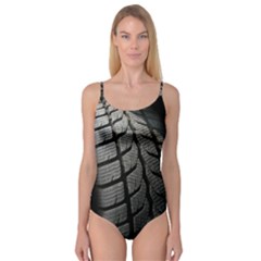 Auto Black Black And White Car Camisole Leotard  by Nexatart