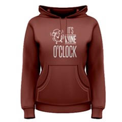 Red It s Wine O Clock  Women s Pullover Hoodie by FunnySaying