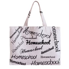 Homeschool Zipper Mini Tote Bag by athenastemple