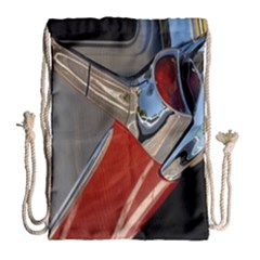 Classic Car Design Vintage Restored Drawstring Bag (large) by Nexatart