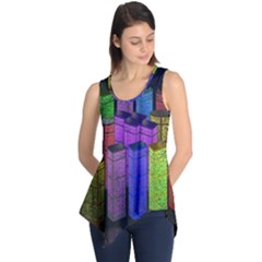 City Metropolis Sea Of Light Sleeveless Tunic by Nexatart